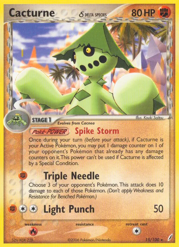 Cacturne δ #15/100