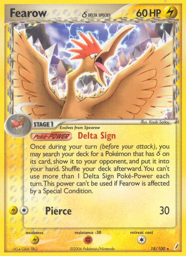 Fearow δ #18/100