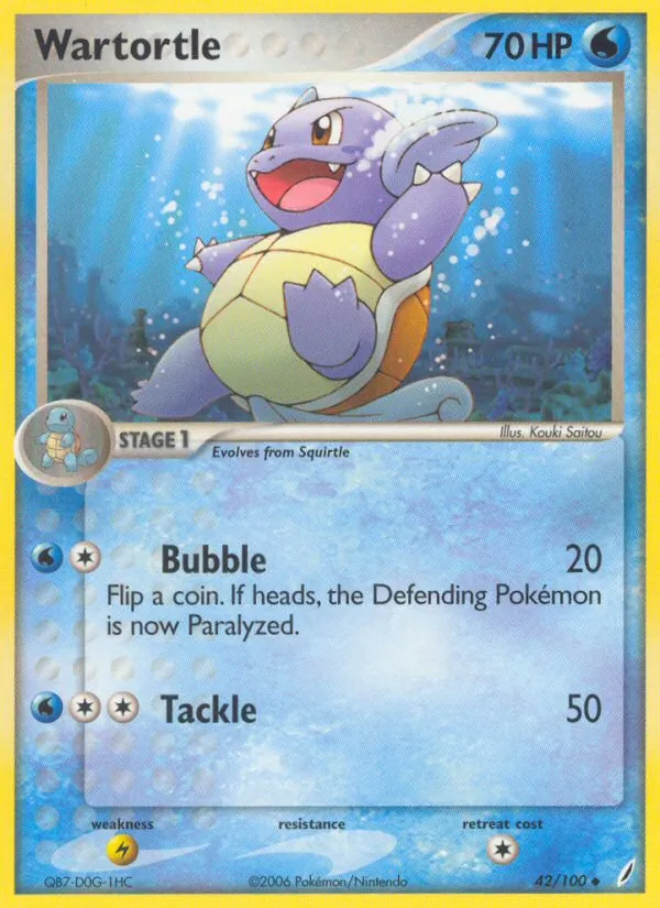 Wartortle #42/100
