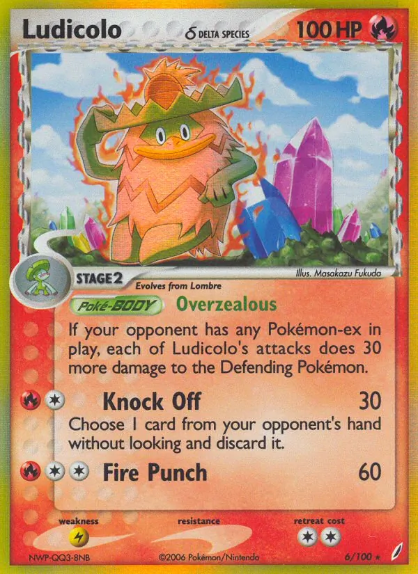 Ludicolo δ #6/100