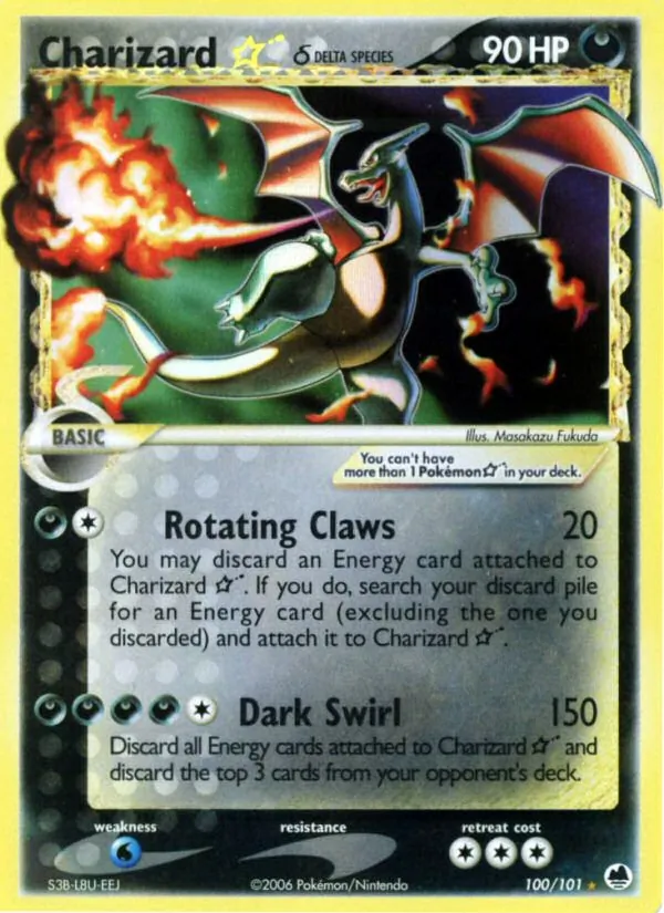 Charizard ☆ δ #100/101