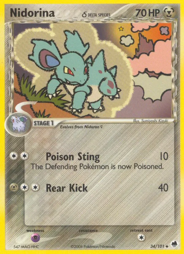 Nidorina δ #34/101