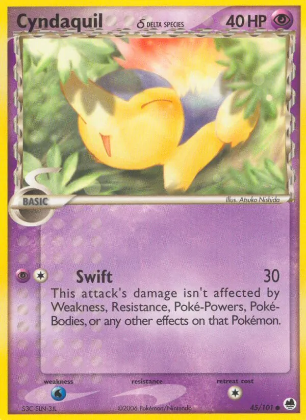 Cyndaquil δ #45/101