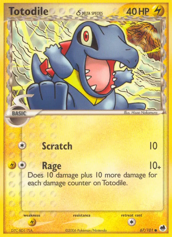 Totodile δ #67/101