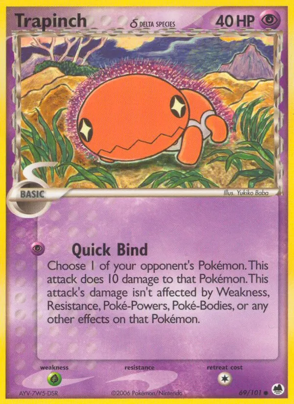 Trapinch δ #69/101