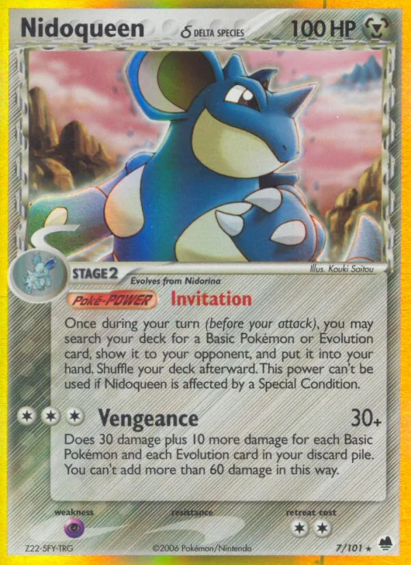 Nidoqueen δ #7/101