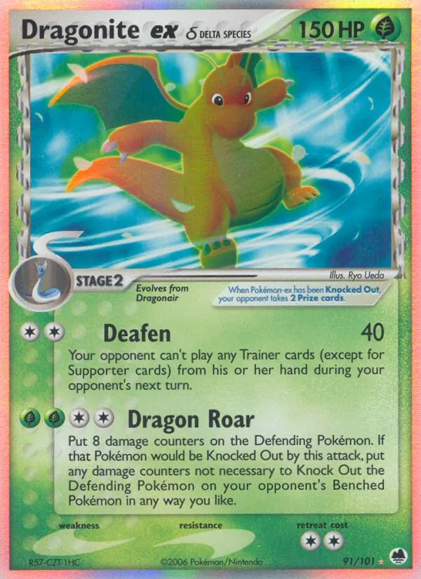 Dragonite ex δ #91/101