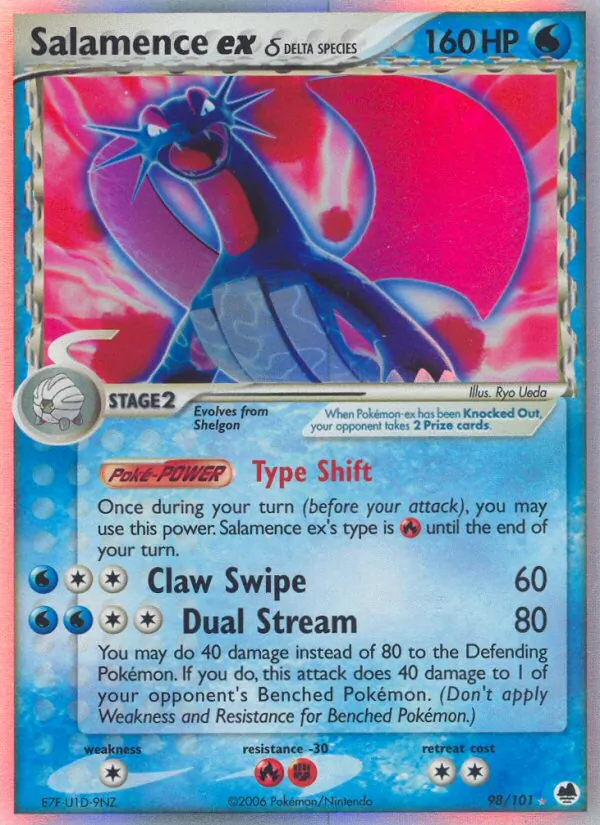 Salamence ex δ #98/101