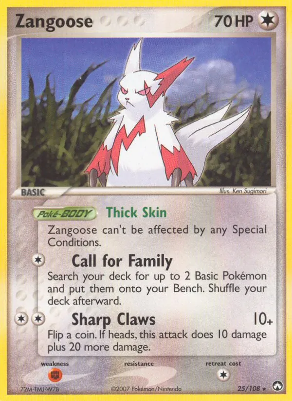 Zangoose #25/108