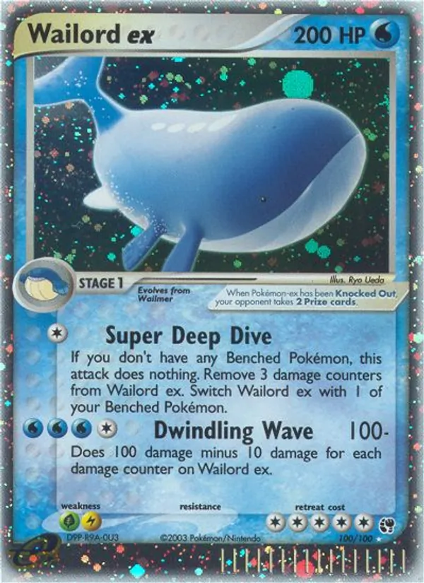 Wailord ex #100/100