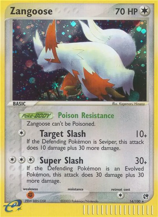 Zangoose #14/100