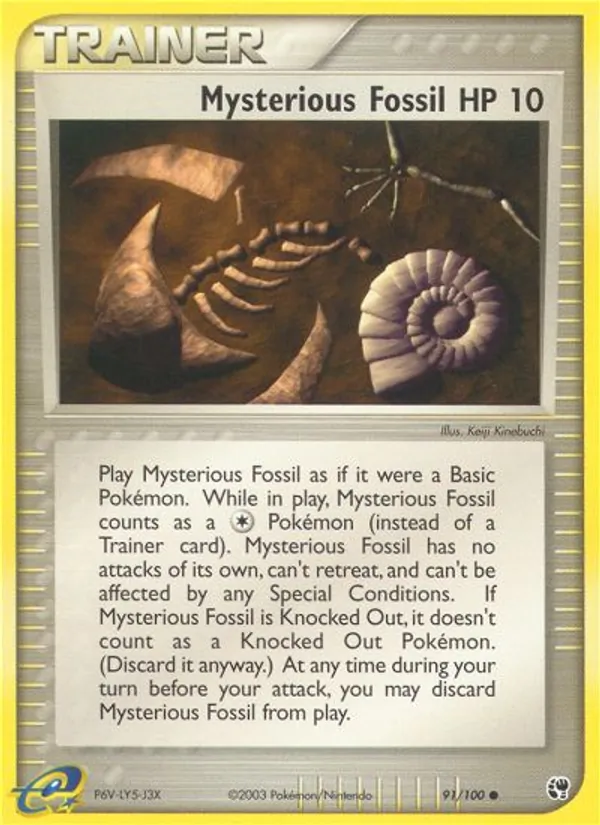 Mysterious Fossil, Sandstorm #91/100