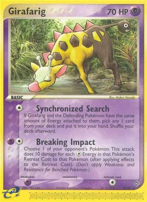 Girafarig #16/97