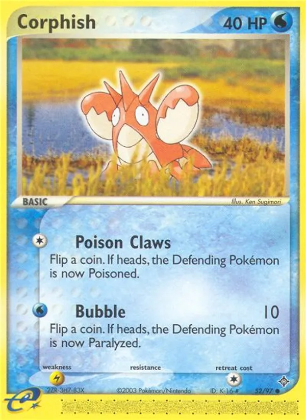 Corphish #52/97