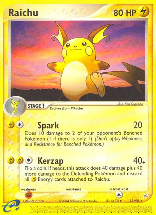 Raichu #13/95