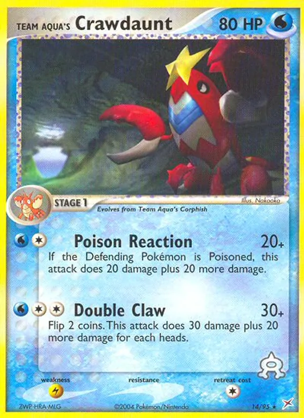Team Aqua's Crawdaunt #14/95