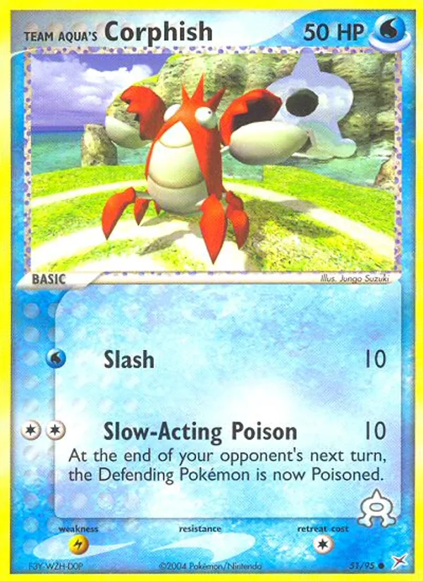 Team Aqua's Corphish #51/95