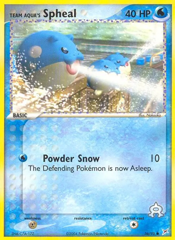 Team Aqua's Spheal #56/95