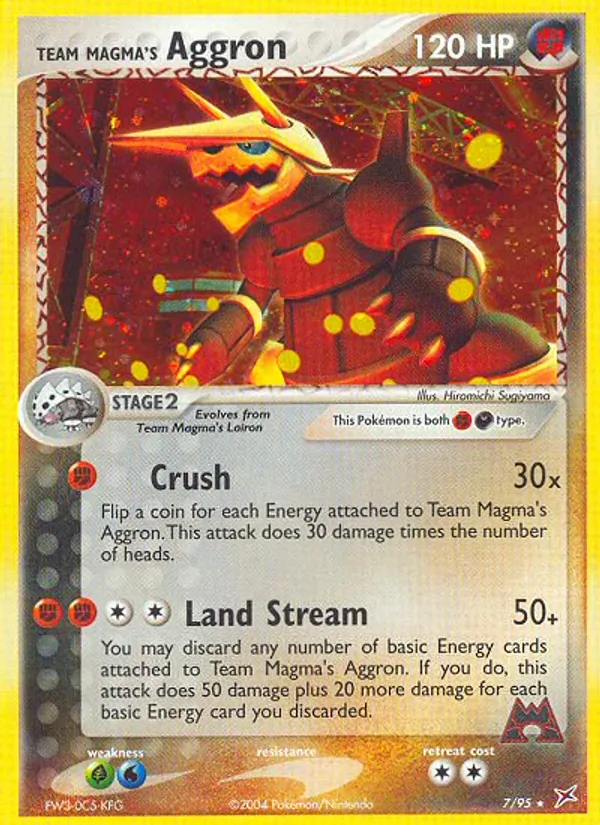 Team Magma's Aggron #7/95