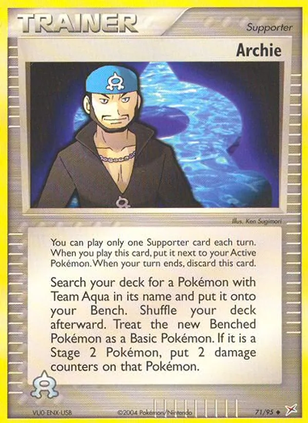 Archie, Team Magma vs Team Aqua #71/95