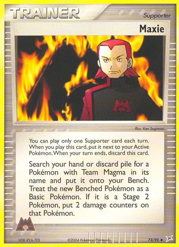 Maxie, Team Magma vs Team Aqua #73/95