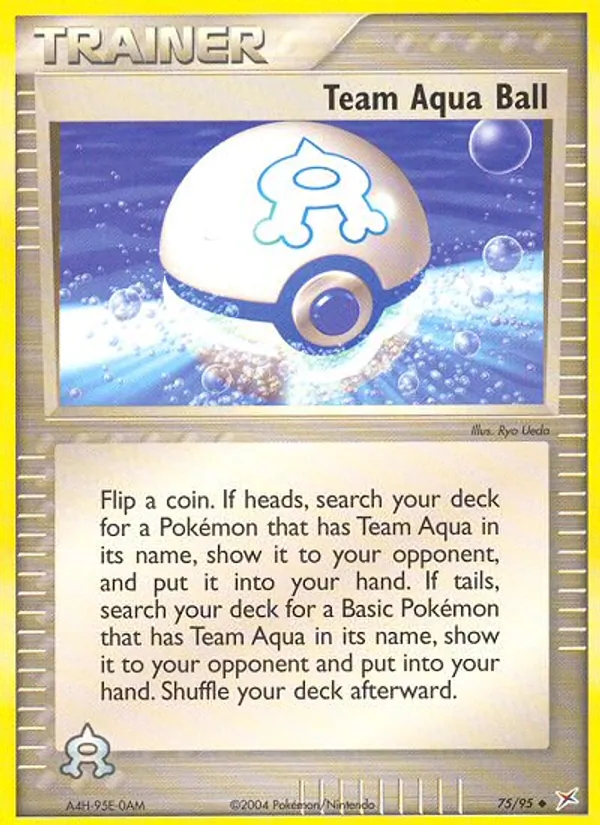 Team Aqua Ball, Team Magma vs Team Aqua #75/95