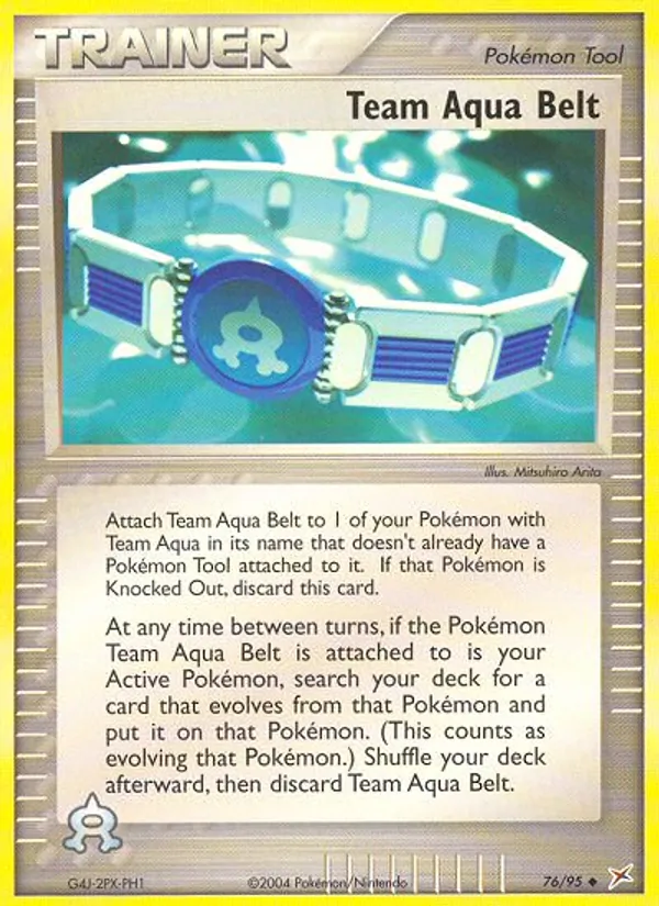 Team Aqua Belt, Team Magma vs Team Aqua #76/95
