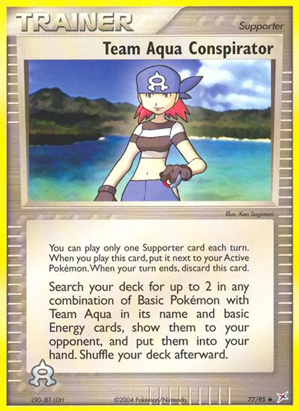 Team Aqua Conspirator, Team Magma vs Team Aqua #77/95