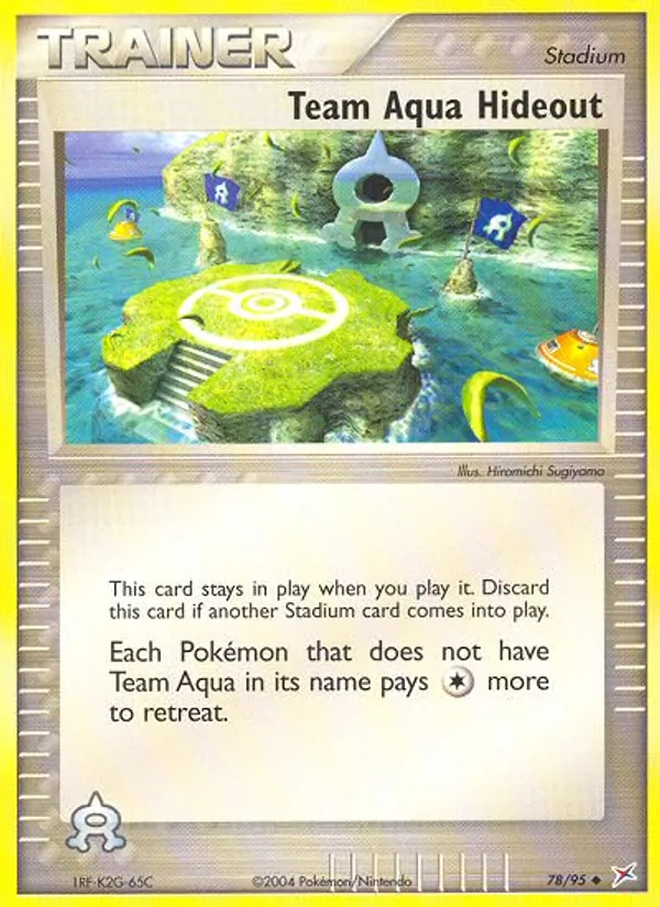 Team Aqua Hideout, Team Magma vs Team Aqua #78/95