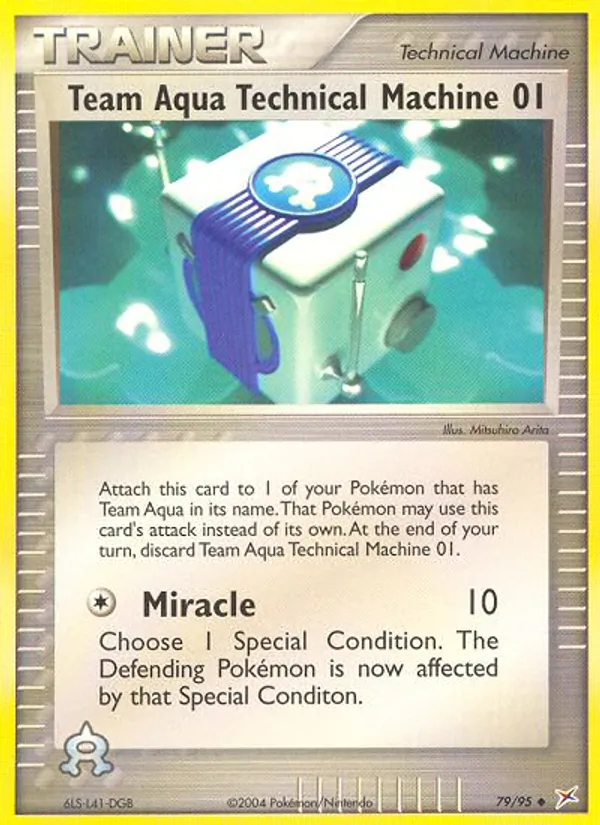 Team Aqua's Technical Machine 01, Team Magma vs Team Aqua #79/95