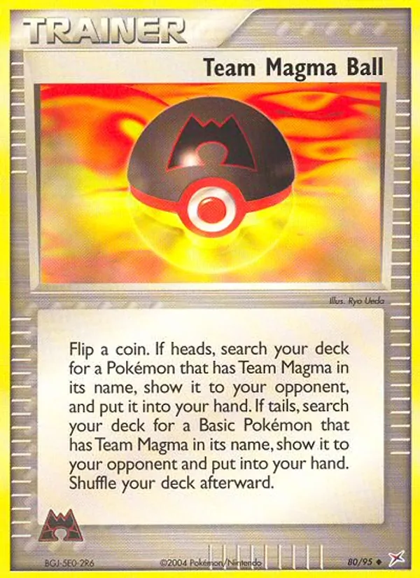 Team Magma Ball, Team Magma vs Team Aqua #80/95