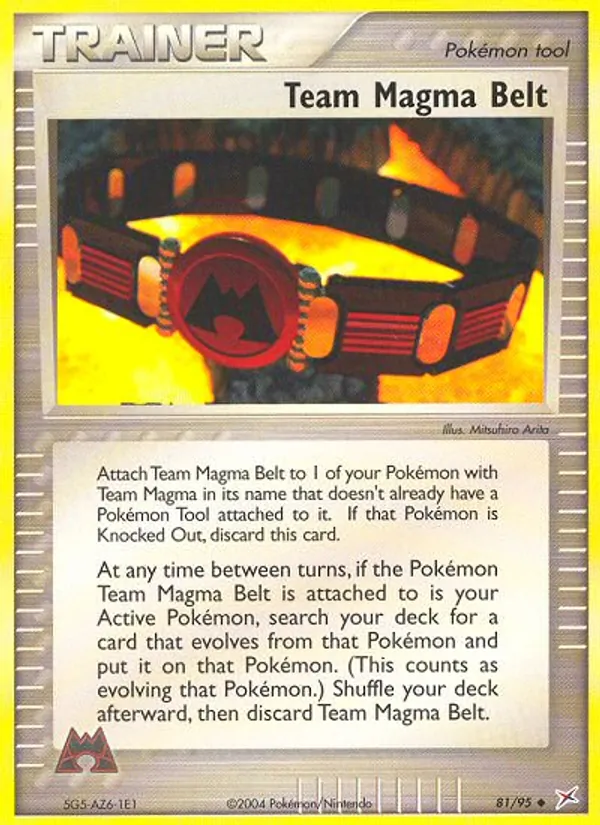 Team Magma Belt, Team Magma vs Team Aqua #81/95