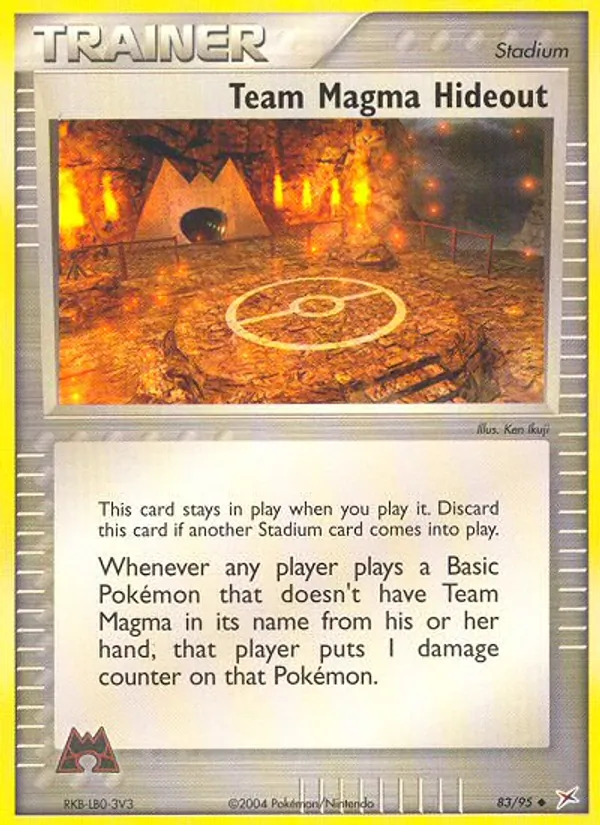 Team Magma Hideout, Team Magma vs Team Aqua #83/95