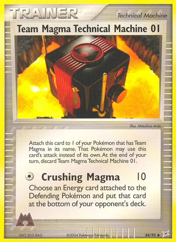 Team Magma's Technical Machine 01, Team Magma vs Team Aqua #84/95