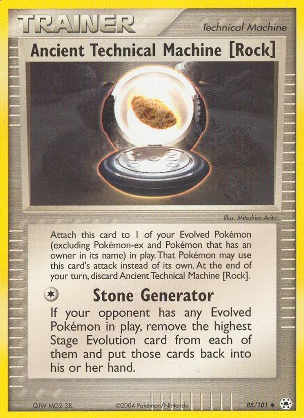 Ancient Technical Machine (Rock), Hidden Legends #85/101