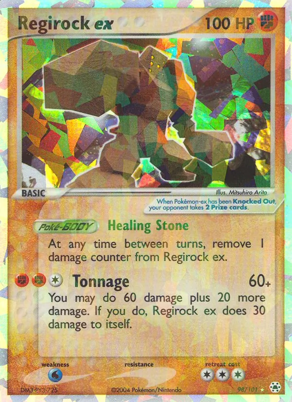 Regirock ex #98/101