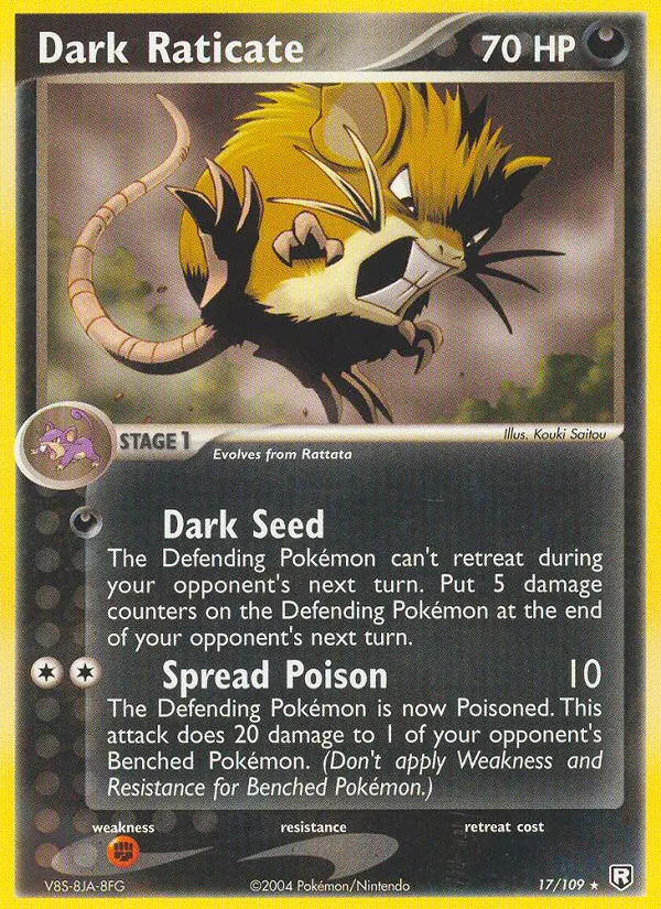 Dark Raticate #17/109
