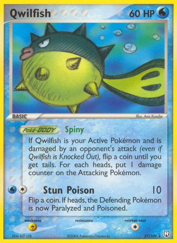 Qwilfish #27/109