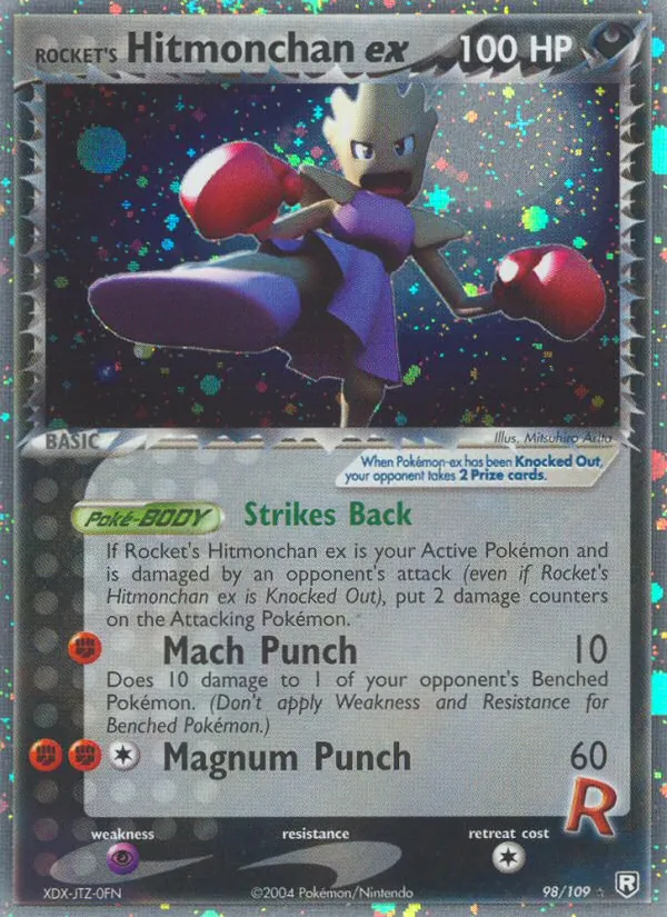 Rocket's Hitmonchan ex #98/109