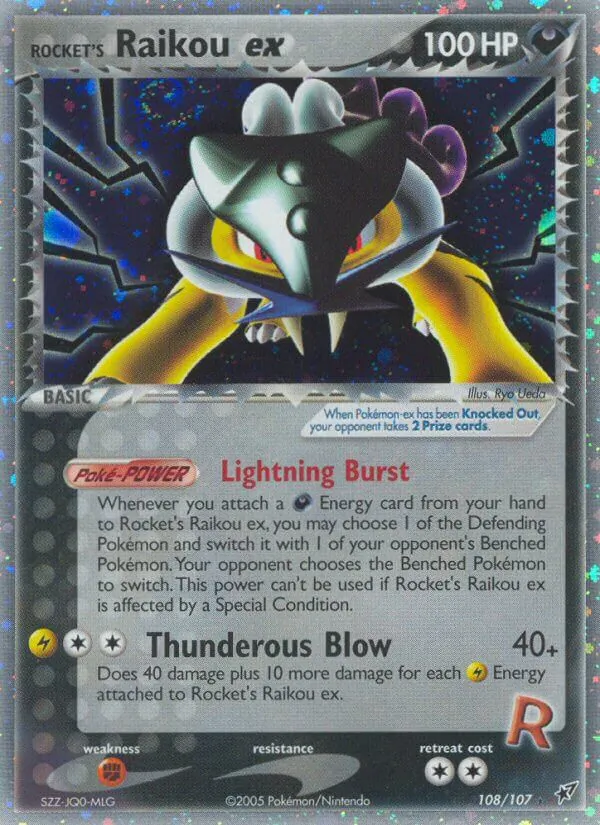 Rocket's Raikou ex #108/107