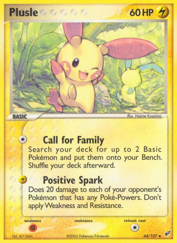 Plusle #44/107