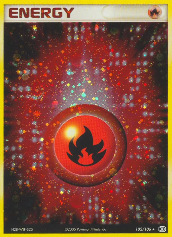 Fire Energy, Emerald #102/106
