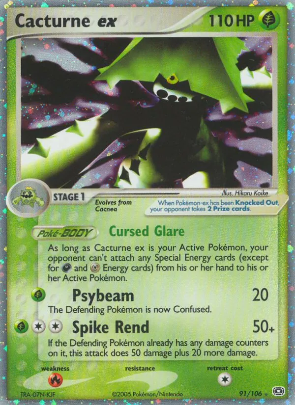 Cacturne ex #91/106