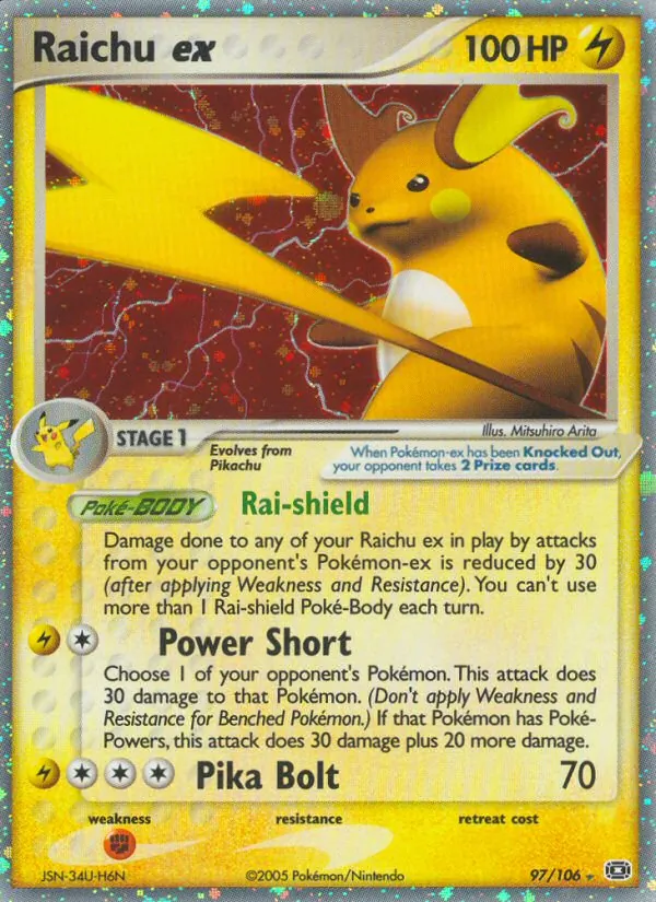 Raichu ex #97/106
