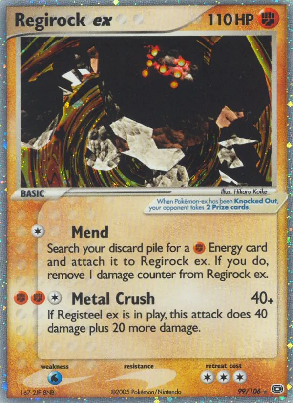 Regirock ex #99/106