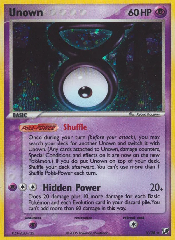 Unown #V/28