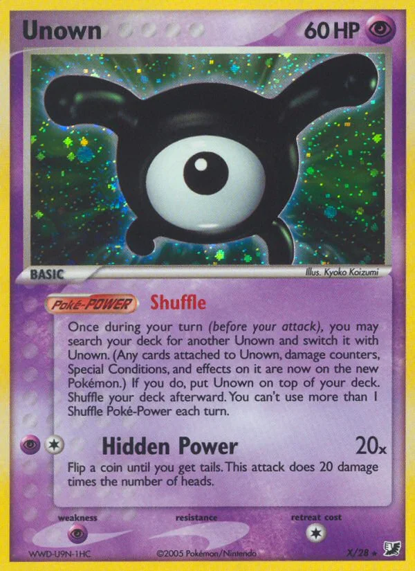Unown #X/28