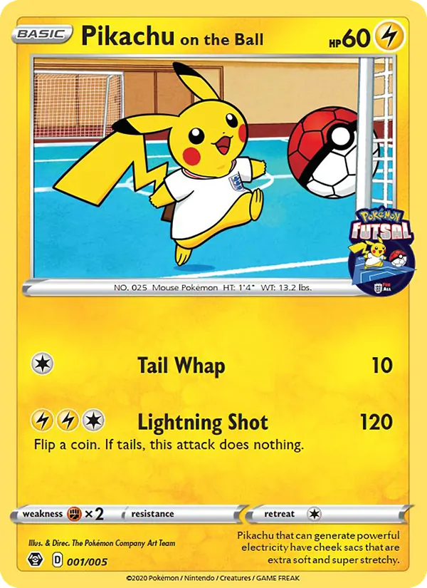 Pikachu on the Ball #1/5