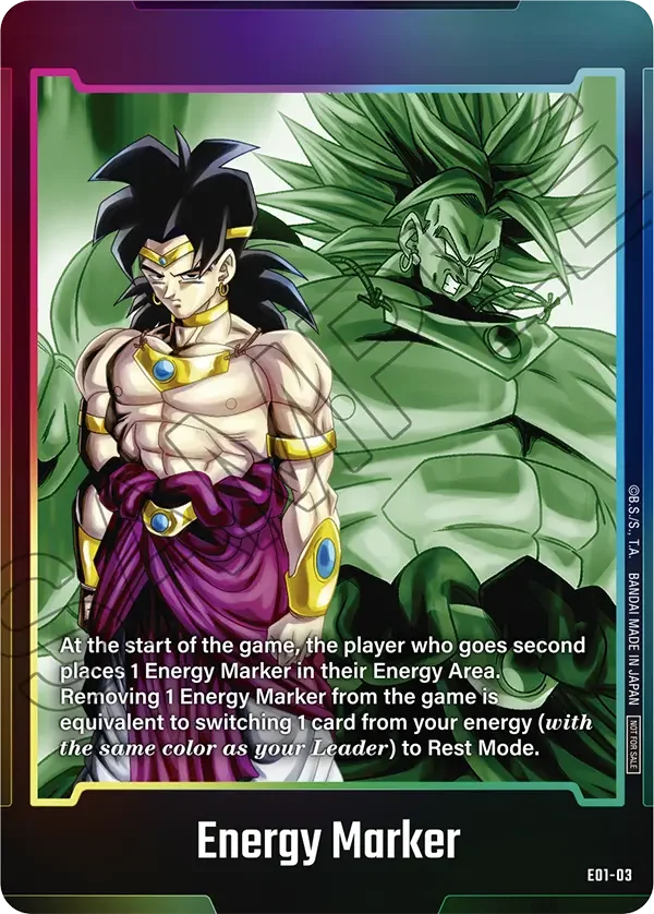 Energy Marker, Fusion World Energy Markers E01-03
