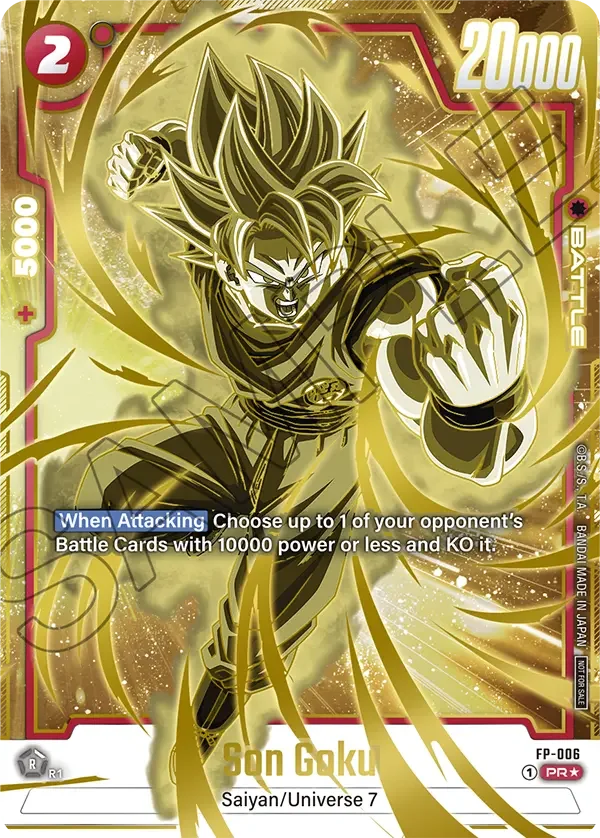 Son Goku, Fusion World Promotion Cards and Packs FP-006